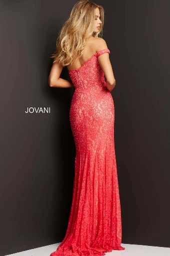 Jovani Style #08684 #5 Turquoise/Nude thumbnail