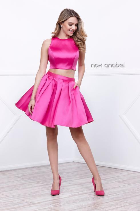narianna homecoming dresses Short White One-Shoulder Homecoming Dress main image 1