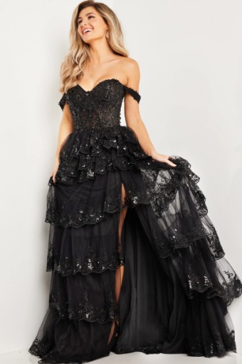 Jovani Style #36687 #3 Black thumbnail