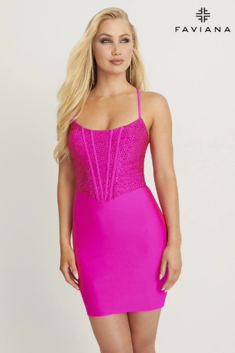 Faviana Style #11109 #4 Hot Pink thumbnail