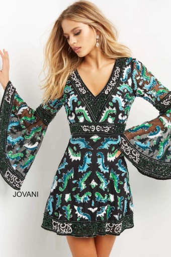 Jovani Style #08448 #1 Black/Multi thumbnail
