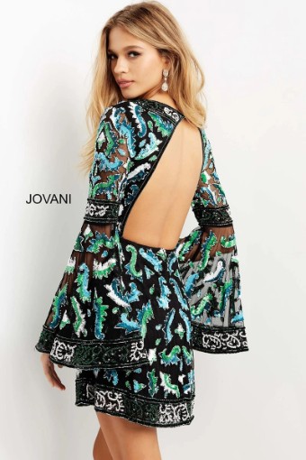 Jovani Style #08448 #3 Black/Multi thumbnail