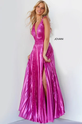 Jovani Style #06220 #2 Hunter Blush Hot Pink thumbnail